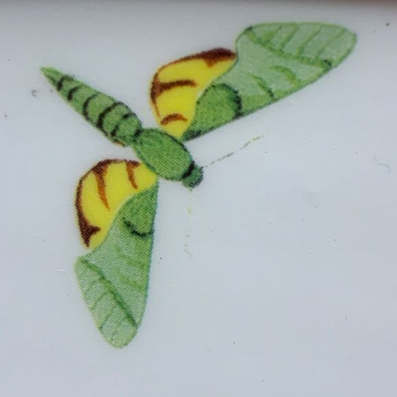 Lynn Chase Fantasia Orchids Platter 6.5 X 10" Vanity Bathroom Tray Trinket Dish - Picture 9 of 16